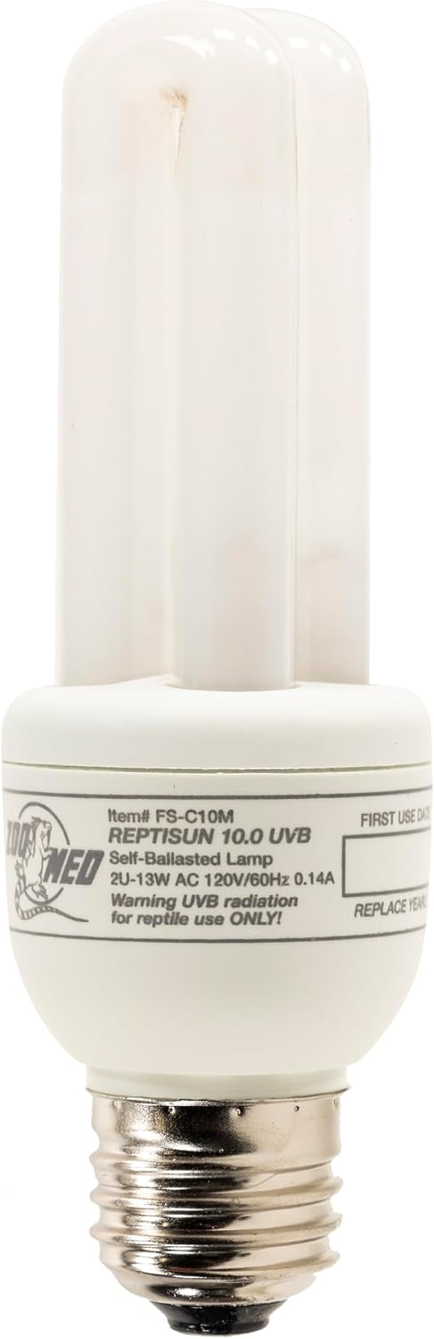 Zoo Med ReptiSun 10.0 Mini Compact Fluorescent Lamp 13 Watts