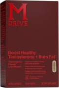 Mdrive Boost and Burn Testosterone Booster & Fat Burner for Men, 60 Caps | KSM-66 Ashwagandha; Chromax chromium; Thermogenic formula; Boosts energy & endurance; Supports lean muscle; 30-day supply