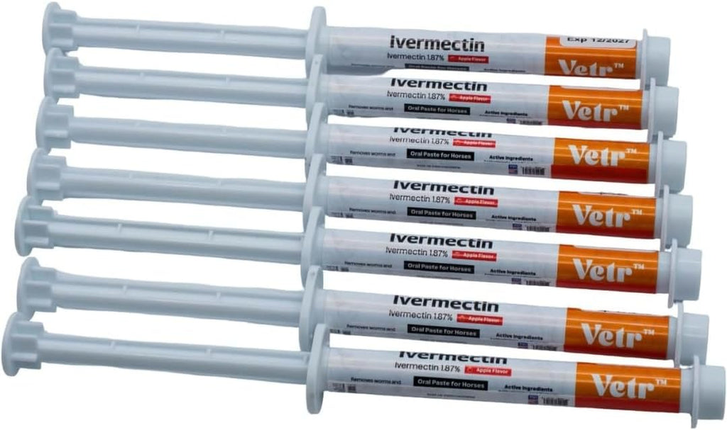 Ivermectin for Horses & Sheep 1.87% Concentration, 6cc, 7 Pack