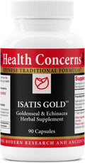 Health Concerns Isatis Gold - Immune System Support & Respiratory Tract Supplements - Echinacea, Platycodon, Goldenseal & Ligusticum Root Extract - 90 Capsules
