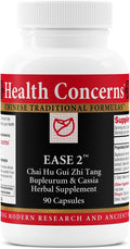 Health Concerns Ease 2 – Liver & Digestive Support – Relieves Neck Shoulder Tension – Chinese Herbal Formula – Natural GI Health Support – Bupleurum & Cassia Herbal Supplement – 90 Capsules