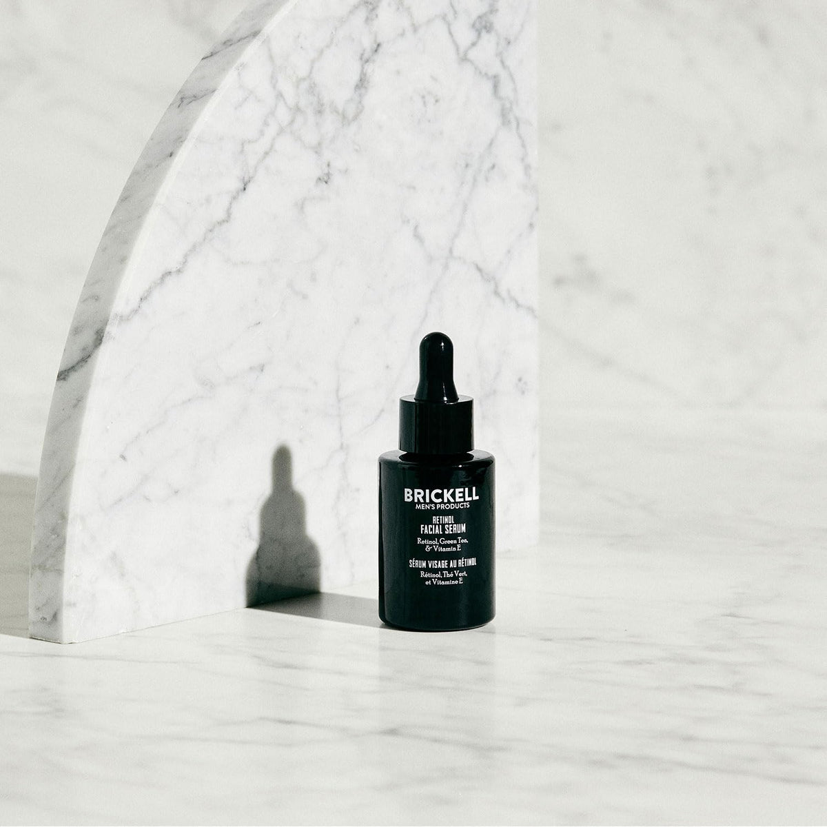 Brickell Men's Retinol Skin Care Serum Treatment For Firming Face Lines & Eye Wrinkles, Deep Hydrating Facial Serum For Anti-Aging, With Retinol, Aloe, and Vitamin E, Fragrance Free, 1 Ounce