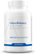 Biotics Research GlucoBalance Chromium, Vanadium, L carnitine Supplement, Supports Metabolic Health and Maintain Healthy Blood Lipid Levels - 180 Capsules