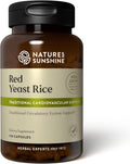 Nature's Sunshine Red Yeast Rice, 120 Capsules, Kosher | Helps Support the Production of Good Cholesterol in the Liver and Supports the Circulatory System