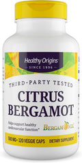 Healthy Origins Citrus Bergamot Bergamonte 500 mg, 120 Veggie Caps