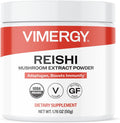 Vimergy Reishi Powder – Superfood Cellular Support* – Benefits Immune Health* – USDA Certified Organic, Vegan, Paleo-Friendly, Gluten-Free – 33 Servings