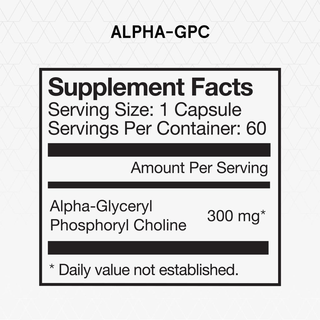 Momentous Alpha GPC Supplement - Cognitive Health & Function Support - NSF Certified for Sport - GMO- & Gluten-Free - 60 Servings