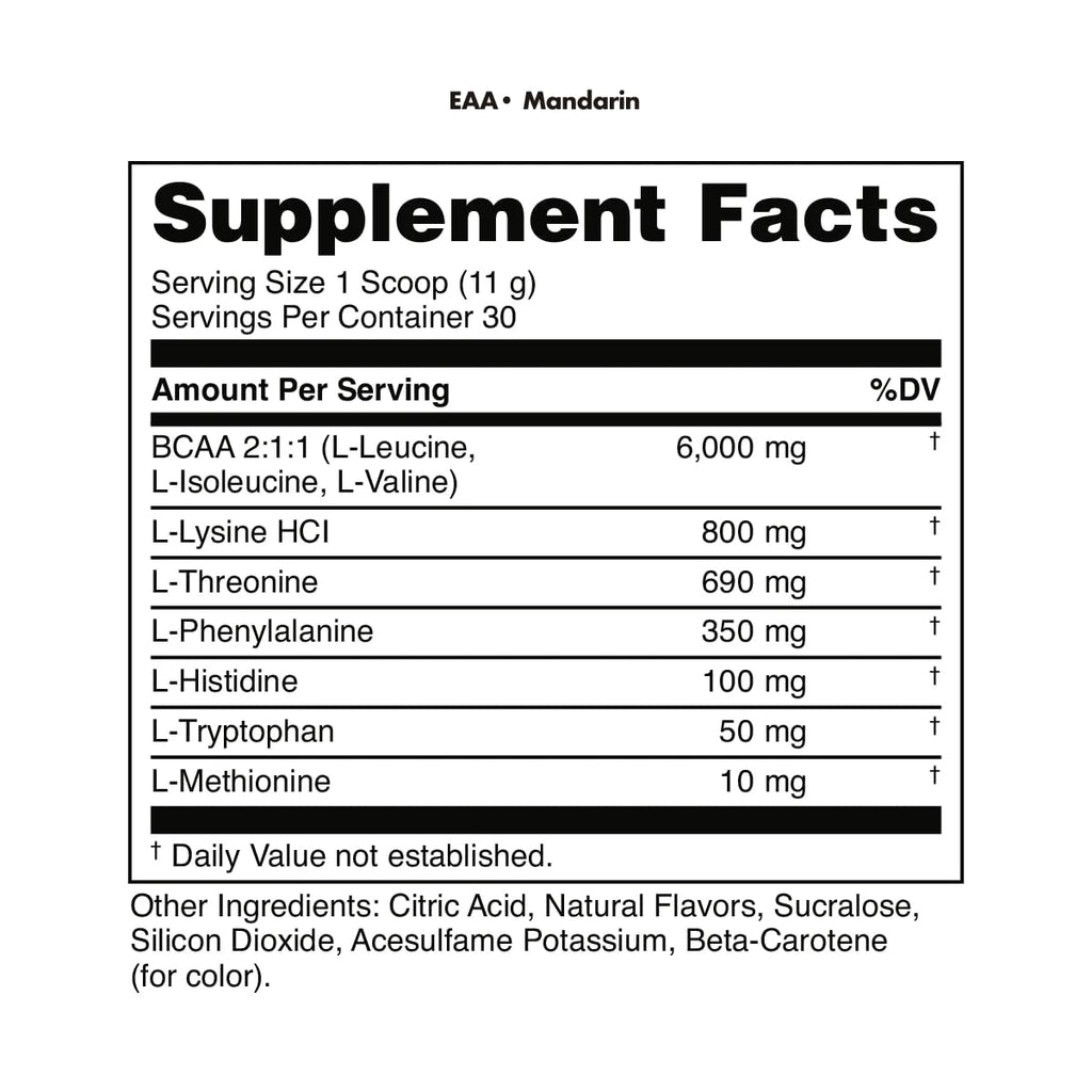 Bucked Up Essential Amino Acids - EAA Powder - Easy Mix, Non Clumping Formula - for Pre/Intra Workout - Pina Colada Flavor - 30 Servings - 11.6 oz