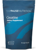 The 'Pause Life Creatine Powder with Creavitalis Muscle Support, 11 OZ | Vegan & gluten free Creavitalis creatine. Supports cognitive, endurance & muscle recovery for men & women. Unflavored, 11 oz