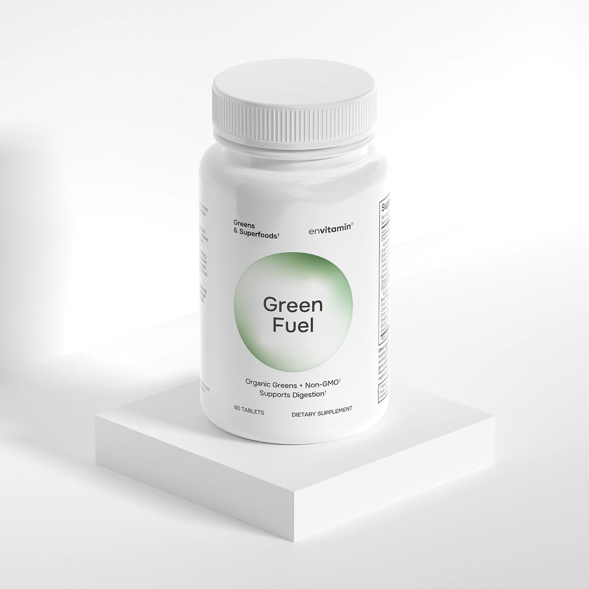 envitamin Green Fuel Organic Greens Tablets - Organic Greens, Fruit and Vegetable Blend