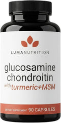 Luma Nutrition Glucosamine Chondroitin MSM Supplement - 90 Capsules