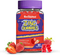 Zinc Gummies, Zinc 50mg, Zinc Citrate, with Vitamin C, Vitamin D3, 60 Count | Zinc Gummies, Zinc 50mg, Zinc Citrate, with Vitamin C, Vitamin D3, Strawberry Flavor Gummies, 60 Count