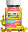 3000MG Mullein Gummies, Mullein Leaf Extract for Lungs, 60 Count | Sugar Free Mullein Gummies with Bromelain & Quercetin, Vegan