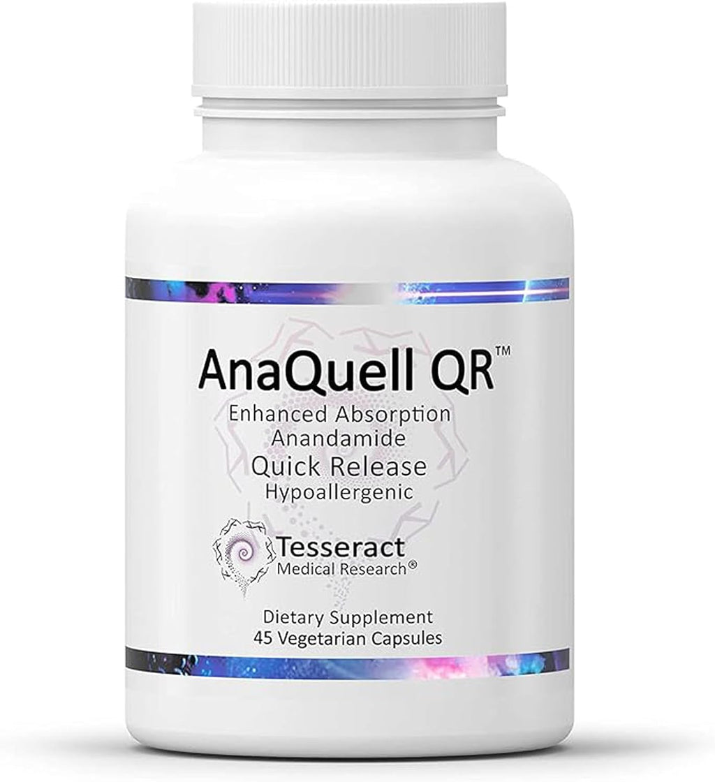 Tesseract Medical Research SafeCell S-Acetyl Glutathione Supplement for Neuro Health Support & AnaQuell QR, Stress Relief & Mood Support Supplement