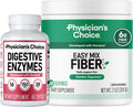 Physician's CHOICE Digestive Enzymes 60 Count + Easy Mix Fiber Bundle