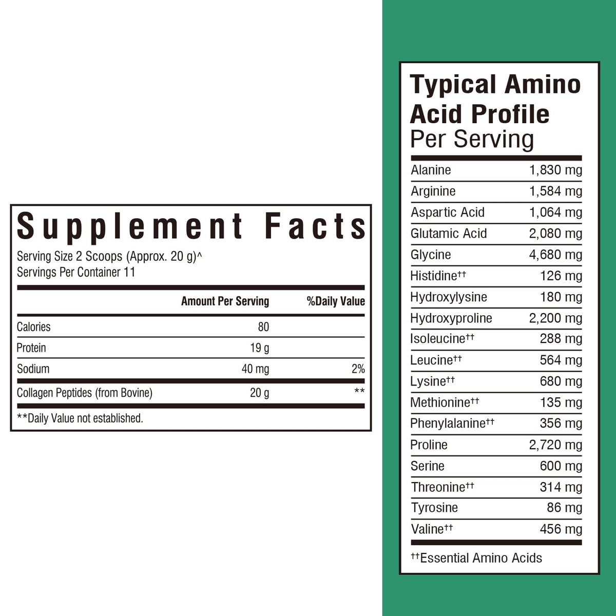 Vitalibre Bovine Collagen Peptides Powder for Women and Men, Grass-Fed Hydrolyzed Collagen Protein Type I & III, Skin, Hair, Nails, Bones, Digestion, Unflavored, Non-GMO, Keto & GF, 22 Servings, 16oz