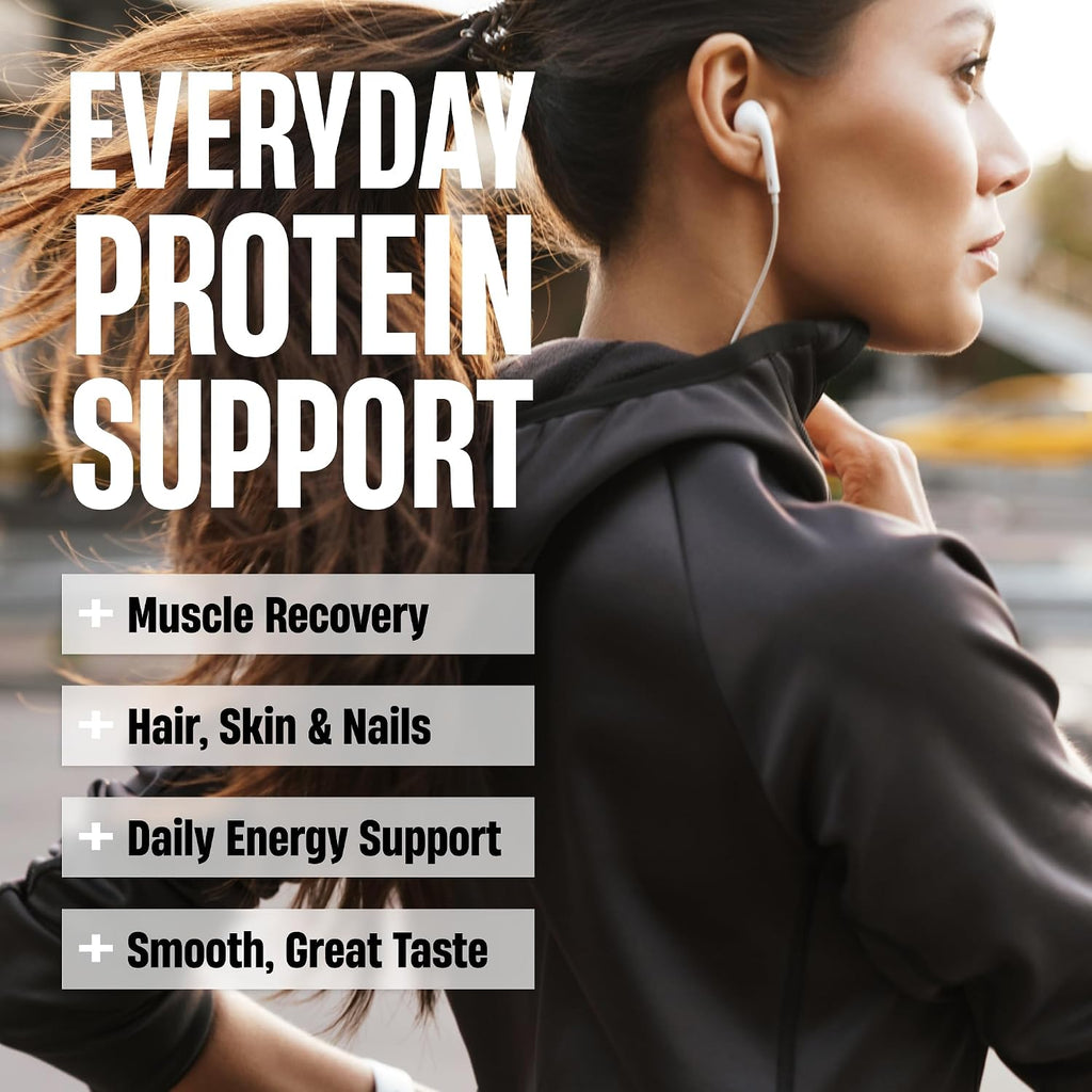 Whole Food Protein Powder - 25g Protein per Scoop, Lactose Free Protein with Beef Isolate, Collagen, Pea, Brown Rice, Chicken & Egg Protein, 0G Sugar, Keto Friendly, Vanilla Milkshake 63 Serv