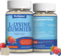 2 Pack L-Lysine 1000mg Gummies, Chewable Lysine Supplement for Adults | Lysine Gummies for Immune Support, Collagen Formation Support*, Vegan, Gluten Free - 120 Counts