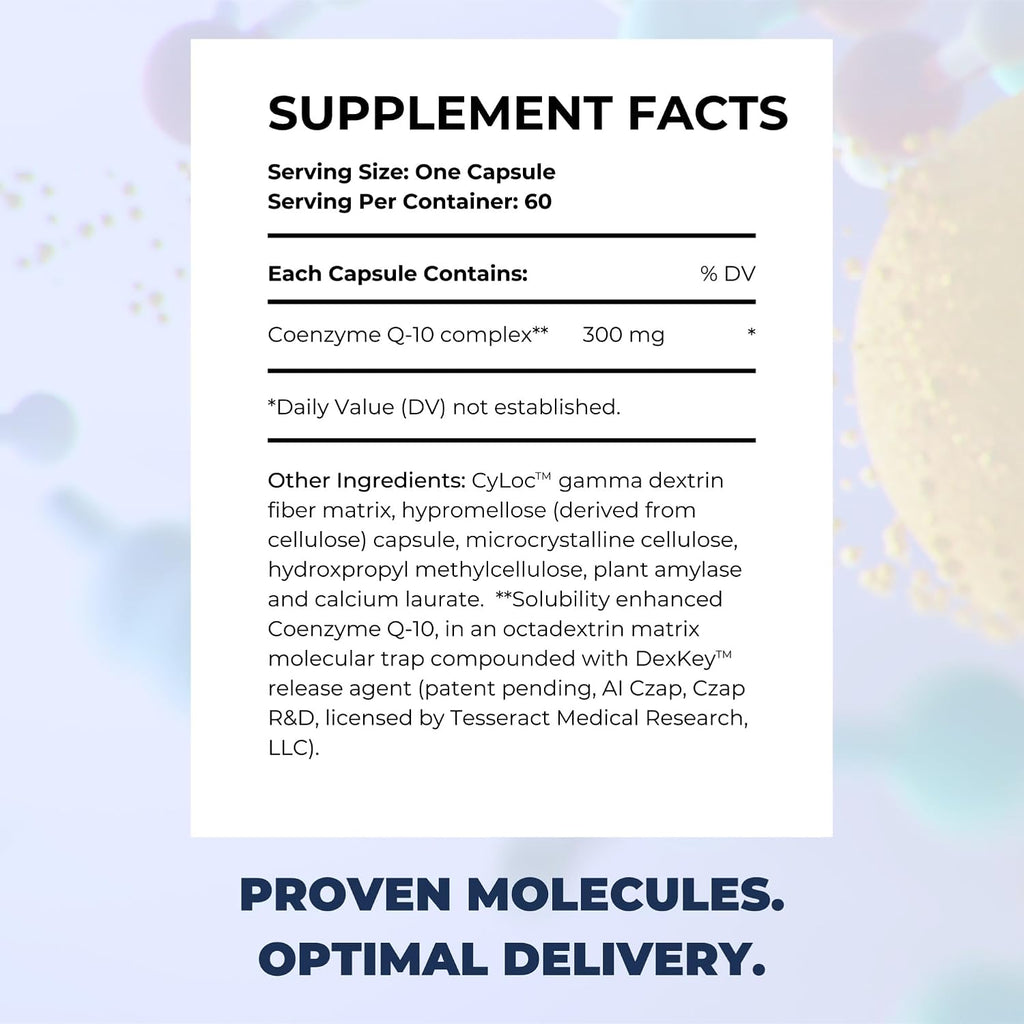 Tesseract Medical Research Body Repair with Vitality Boost, Joint Support Supplement, Sustained Release & Coenzyme Q10 Antioxidant Supplement for Optimal Health
