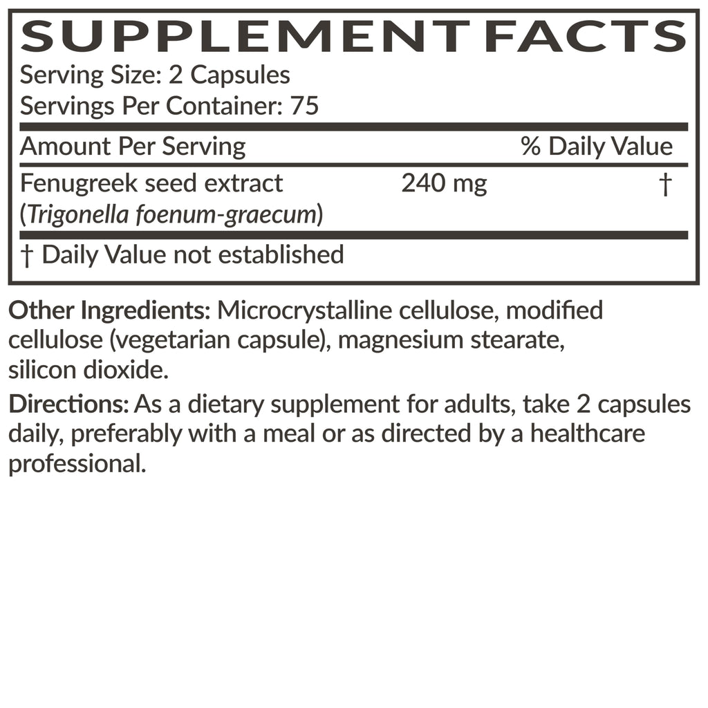 Futurebiotics Fenugreek Extra Strength Supports Overall Good Health & Well-Being, Non-GMO, 150 Vegetarian Capsules