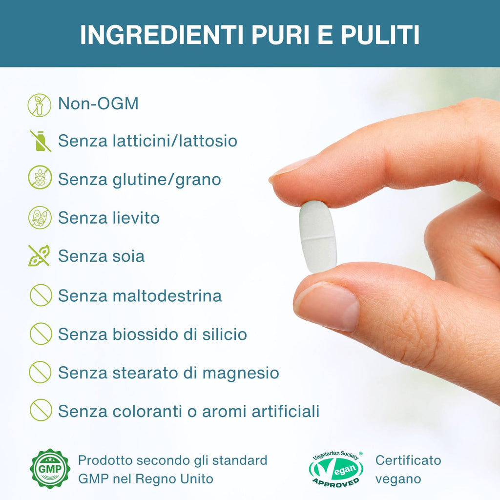 Igennus Superior Triple Magnesium Complex, Fully Reacted & Chelated Glycinate, Taurate & Citrate, Clean Label, High Bioavailability & Absorption, 60 Tablets, Vegan, Non-Buffered