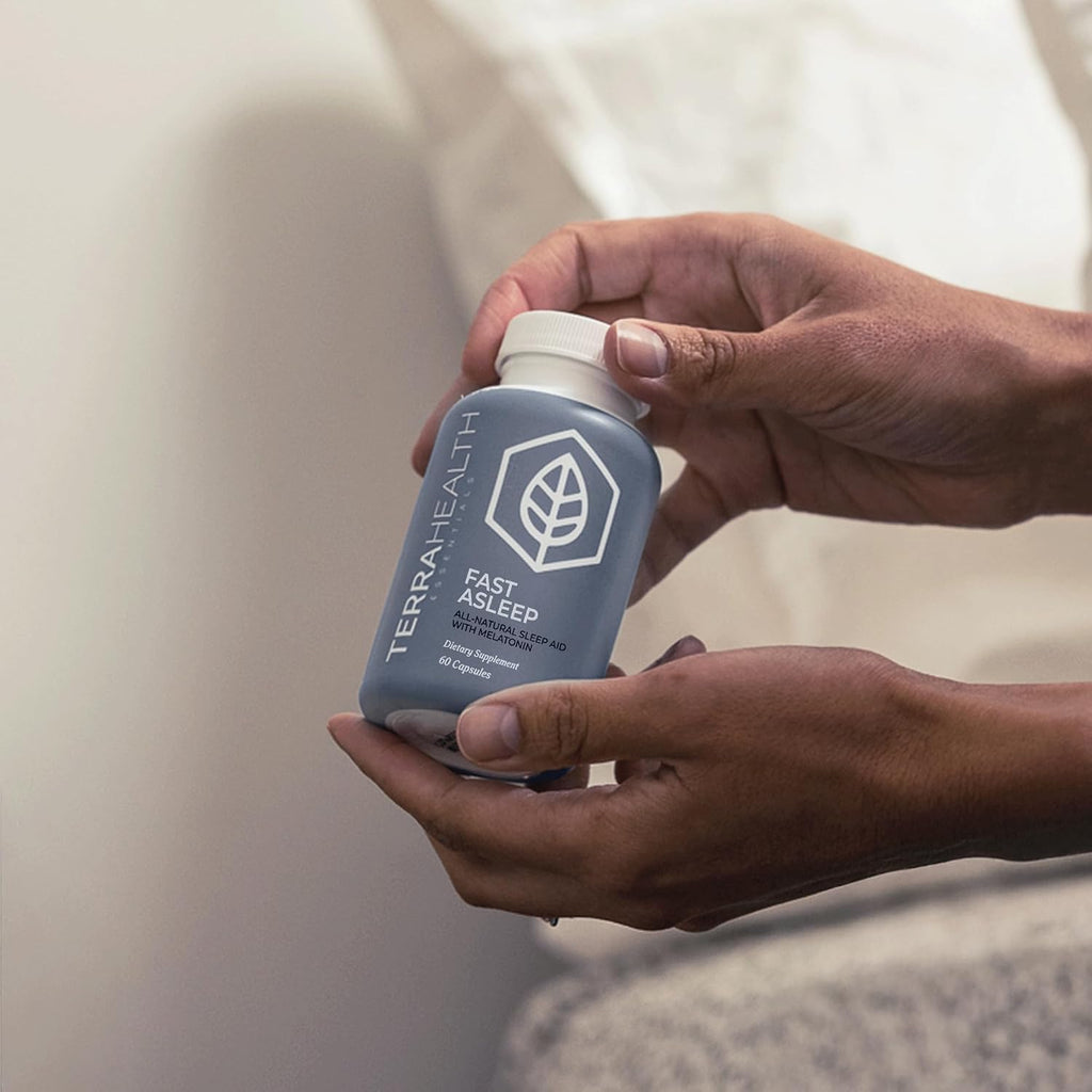 Terra Heath Essentials Fast Asleep - Sleep Support, Helps with Sleeplessness & Restlessness - All Natural, 30 Day Supply