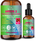 AREDS 2 Formula Liquid Drops, Advance 11-in-1 Eye Vitamins | Lutein and Zeaxanthin w. Bilberry Eyebright Omega-3 for Vision Retina Macular, Areds Plus Multivitamin for Adult & Senior