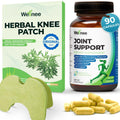 Wellnee Knee & Joint Wellness Bundle – Herbal Patches (10 pcs) & Support Capsules (90 servings)