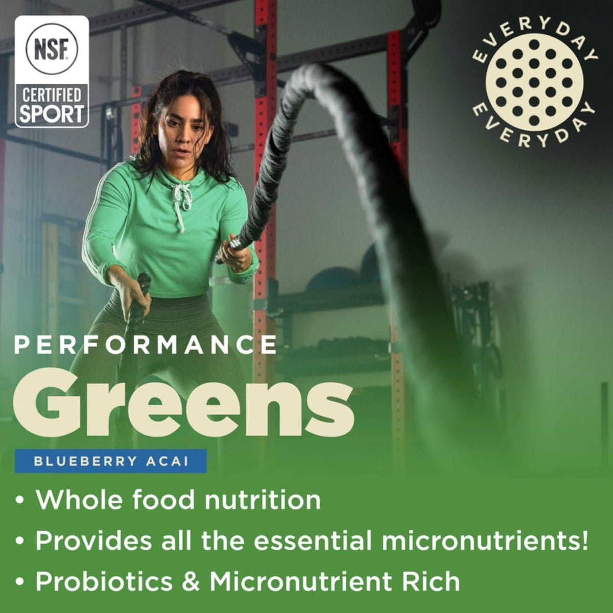 Golden Milk Vegan Protein Powder and Gnarly Performance Greens Blueberry Açai, (11.64 oz)
