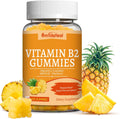 Vitamin B2 Gummies,Riboflavin 400mg Supplement with Magnesium for Adults | B2 Gummies for Migraine Relief* & Nervous System Support*,Vegan - 60 Counts