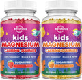 2 Pack Magnesium Glycinate Gummies for Kids & Adults Stawberry & Orange Flavor