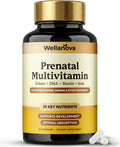Prenatals Multivitamin for Women – with Iron – Family Planning & Pregnancy | Prenatal Vitamins With DHA, Folate & Gentle Chelated Minerals, 60 Capsules