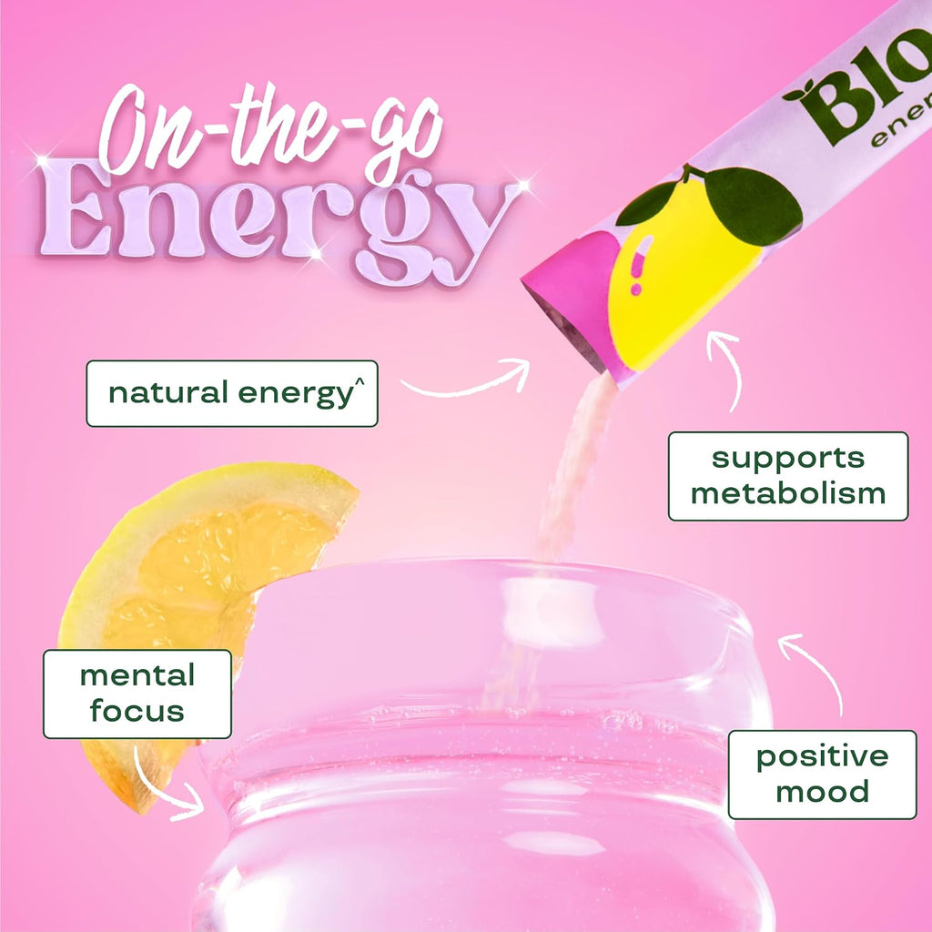 Bloom Energy Sticks RaspberryLemonade and Hydration Sticks Rocket Blast Bundle