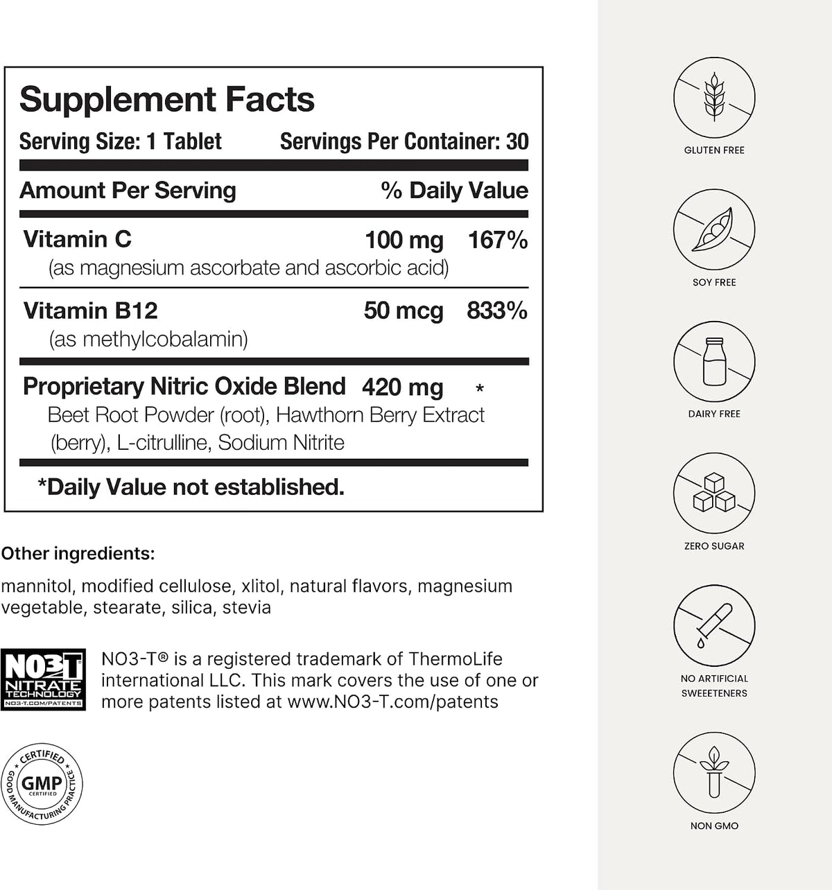 HumanN Neo40 Daily Heart & Blood Circulation Supplements to Boost Nitric Oxide - Supports Blood Pressure - from Maker of SuperBeets -Includes 30 Dissolvable Tablets - Tasty Fruity Flavor