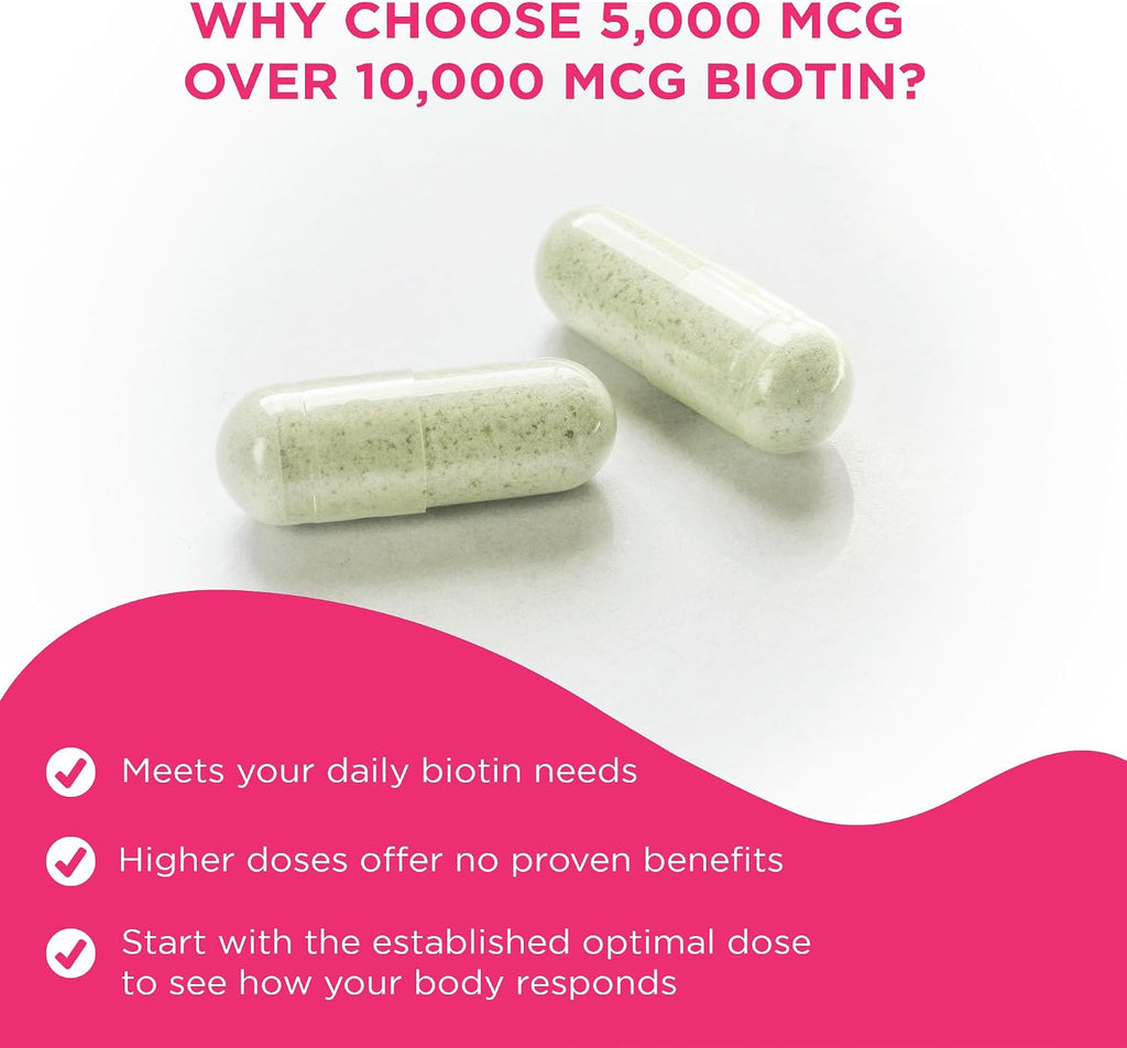 Vital Vitamins Biotin Complex Capsules + NAD+ Supplement