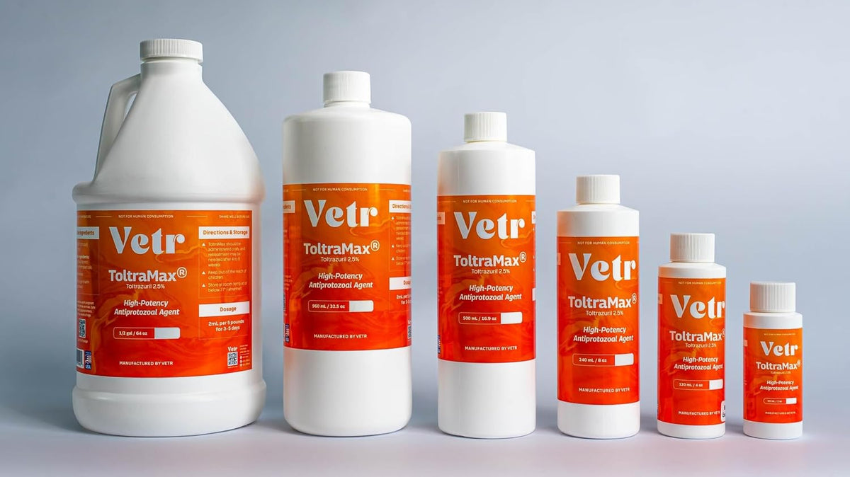Toltrazuril 2.5% for Horses, Dogs, Cats, 60mL/2 Ounce, for Non-Food Chain Animals, Alfalfa