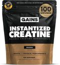 Gains in Bulk Instantized Creatine Monohydrate, Unflavored, 100 Servings