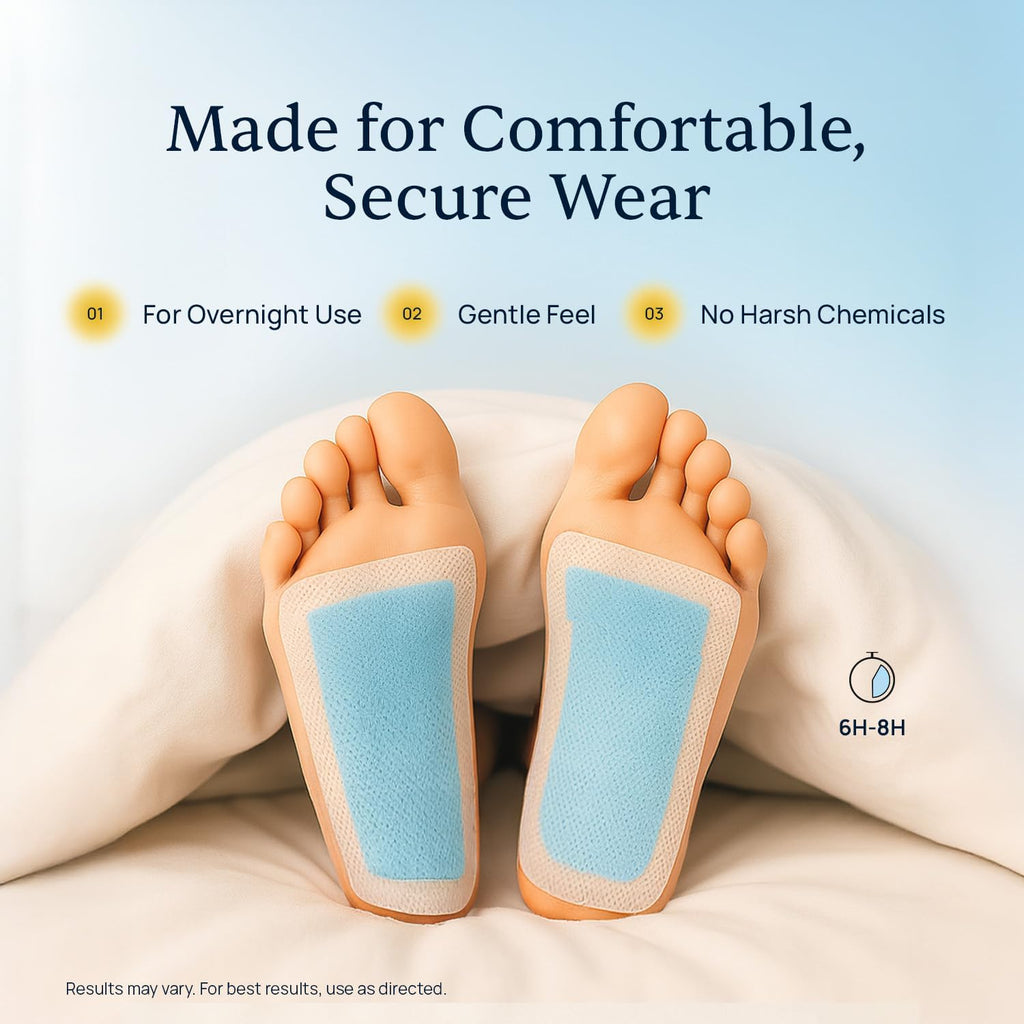 Xitox and Paratoxil Bundle - Nighttime Gut Support - Foot Pads and Psyllium | Overnight Foot-Gut Reset, For Overnight Comfort, With Bamboo Vinegar and Black Walnut, Wear Pads, Take Capsules