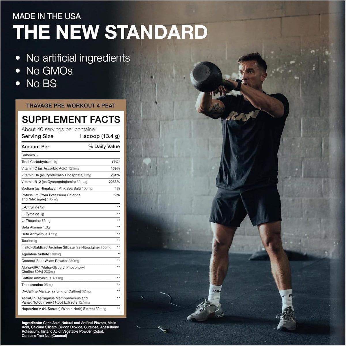 RAW Thuper Thavage Pre Workout Powder - 6 Peat