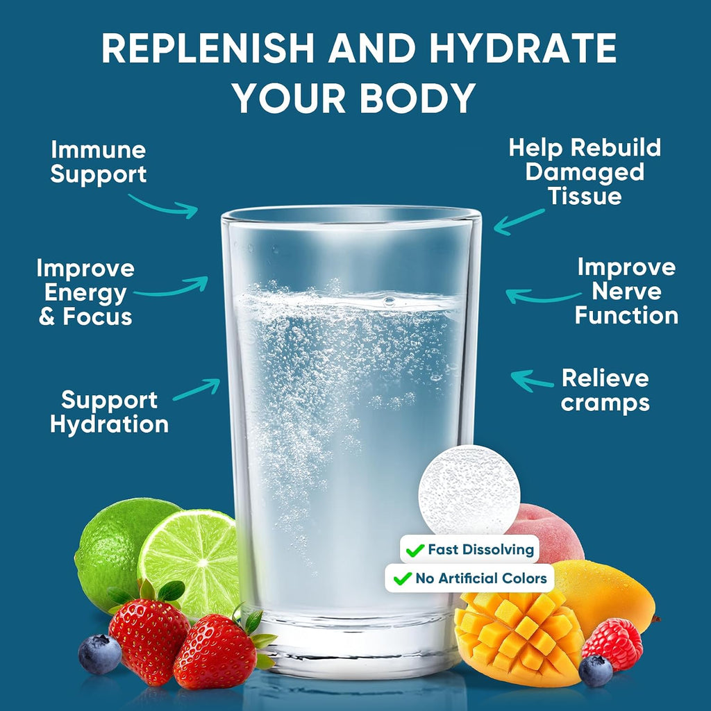 Venture Pal Sugar Free Electrolyte Powder, Liquid Daily IV Hydration Packet | 7 Electrolytes & 5 Vitamins Instantly Hydration, Electrolyte Dink Mix for Sports & Recovery, Vegan, Keto-Friendly, 16 Sticks