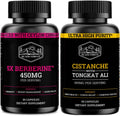 Black Forest Supplements (Value Pack): 1X Cistanche Tubulosa & 1X Berberine