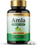 Amla Capsules 1000mg - Amla Superfruit Extract - 60 Capsules | from Indian Gooseberry (Amalaki), Ayurvedic Supplement, Antioxidant, Energy & Digestive Support - 60 Capsules