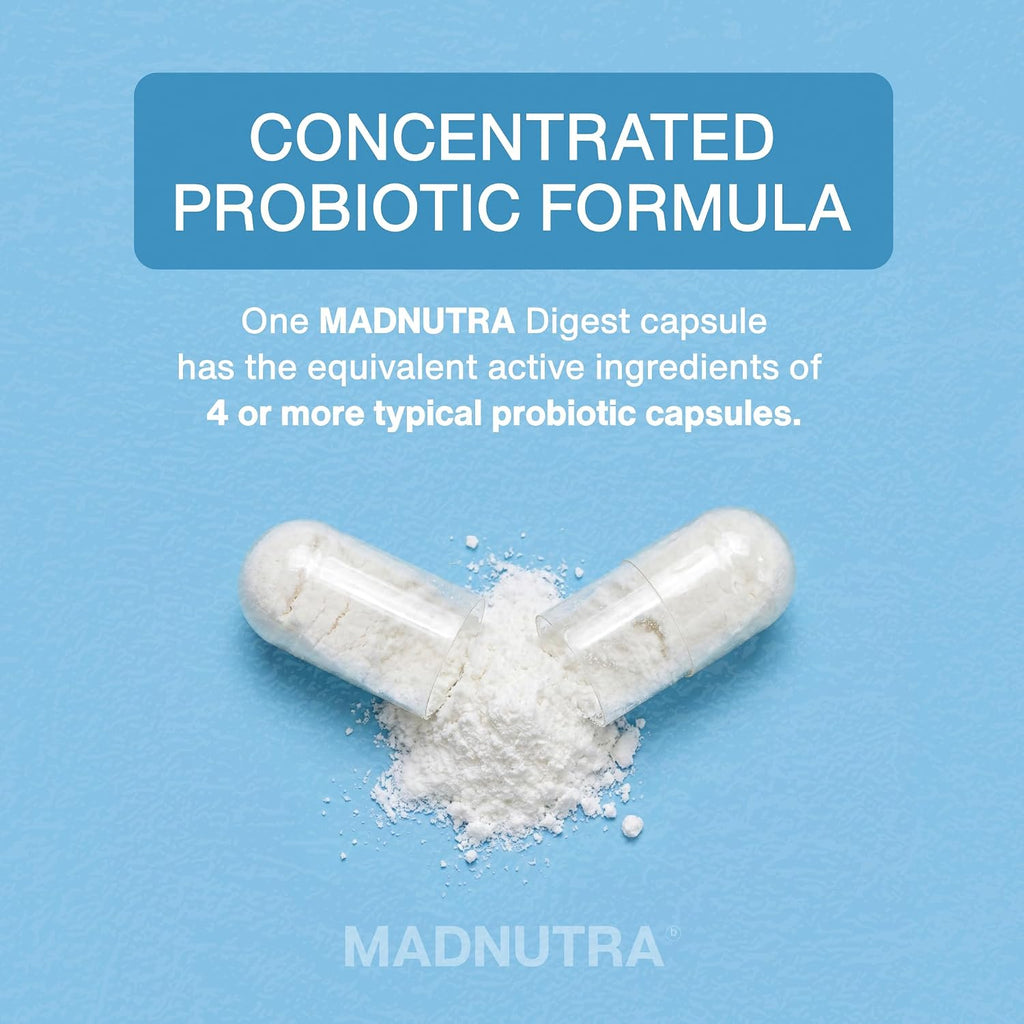 Probiotic for Digestive Health - Bloating Relief Daily Probiotics for Women and Men 750 Million CFU 10 Strains - Enteric Coated Vegan Capsules for Gut Health & Immune Support (120ct)