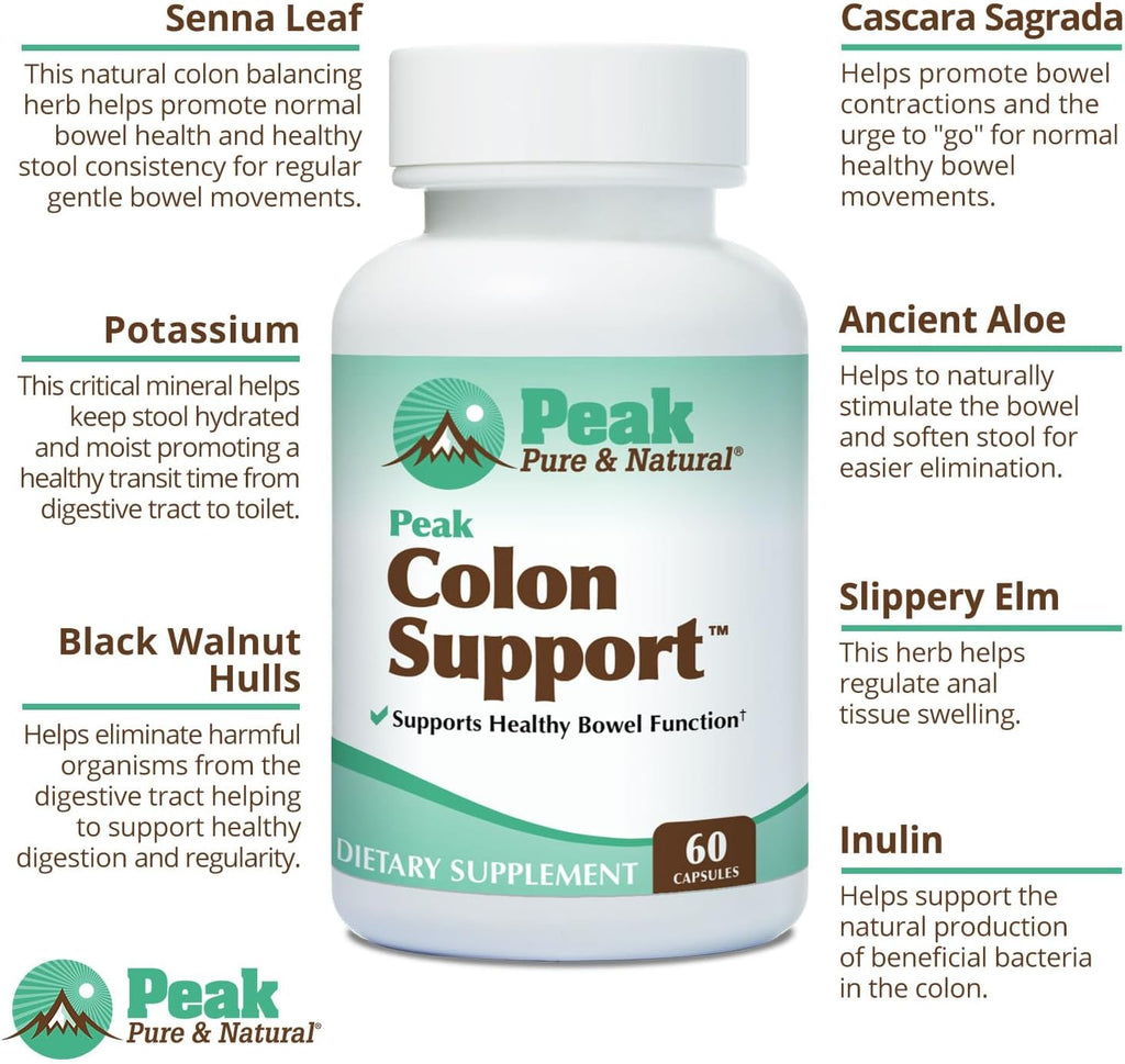 Peak Pure & Natural Colon Support & Peak D3