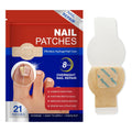 Nail Patches, 21 Pcs Toenail Care Patches Overnight Nail Care, Support the Appearance of Dry, Rough, & Brittle Toenails, Moisturizing Dry Nails for Men and Women