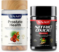 Snap Supplements Prostate Health + Nitric Oxide Booster Bundle, 90+60 Caps | Stinging Nettle, Saw Palmetto for Men, Prostate Support Supplement, Nitric Oxide Supplements for Men, L-Arginine L-Citrulline