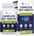 Migcopat Probiotic Prebiotic, Postbiotic & Digestive Enzymes for Digestive Health, 80 Billion CFU Probiotics Complete Gut Support with Berberine, Cinnamon, L-Glutamine, for Men & Women, 120 Capsules