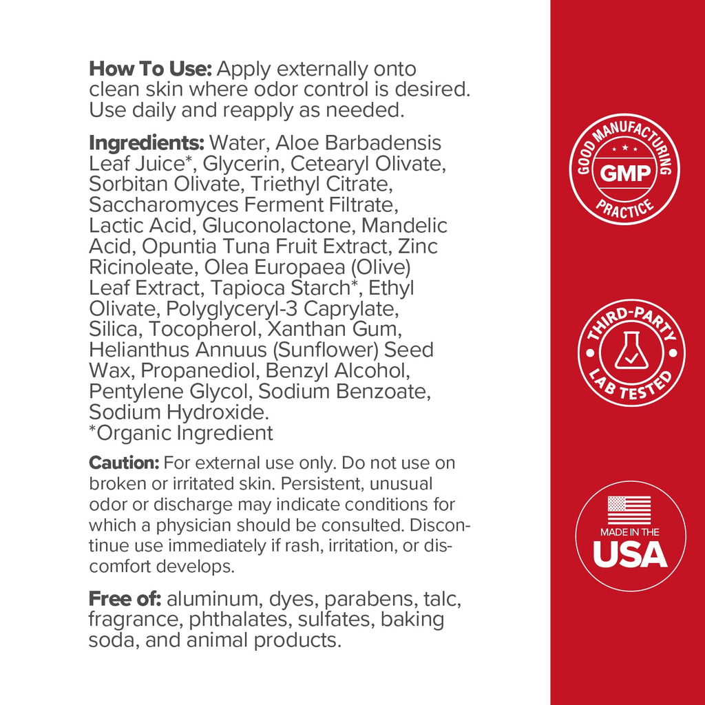 URO Intimate Deodorant – Aluminum Free, Odor & Chafing Control – 3 Oz