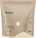 ProMix Nutrition Whey Protein Powder, Grass Fed, Unsweetened, Hormone Free - 25g Protein per Serving, Sugar Free, Soy Free, Unflavored - 32 Servings