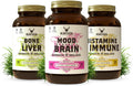 Stress Stack – Mood, Memory, Brain, Bone Marrow, Liver, and Immune Support Supplements for Cognitive and Overall Vitality